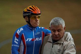 Перед стартом. Спортсмен и тренер