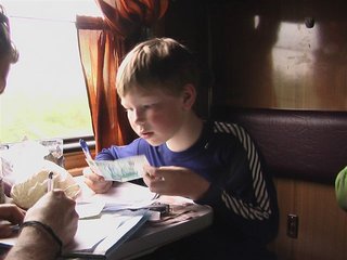 в поезде