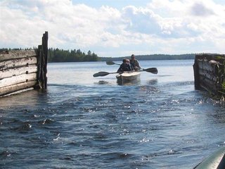 Первая плотина. Ваня и Женя