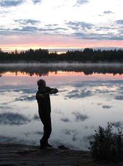 Последняя ночевка, Кемь. Кирилл и удочка.