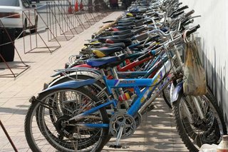 Основное средство передвижения в многомиллионных городах Китая